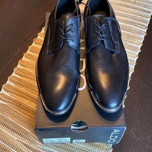 NWOT Aldo black leather oxfords size 11